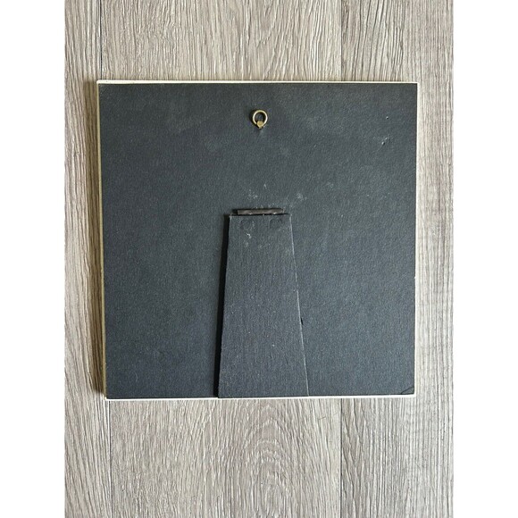 Vintage Owl Ceramic Painted Tile Trivet Hang on Wall Or Stand For Display - Picture 4 of 6